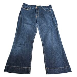 Dear John Jeanne Flare Jeans Cotton Blend Ankle Blue Size Womens Size 32